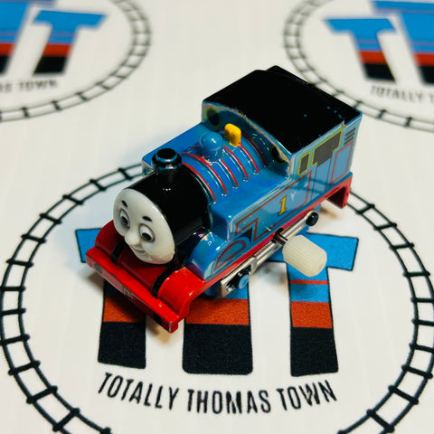 Rainbow Metallic Blue Thomas Peeling Stickers Capsule Plarail Wind Up - Used