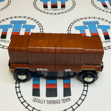 BRIO 33567 Boxcar Opening Train with Wooden Train Cargo Wooden - Used