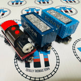Bertram with Scrap Cars (Learning Curve 2000) Good Condition Wooden - Used