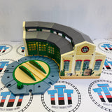Tidmouth Sheds Roundhouse with Turntable (Learning Curve) #1 Chipped Track Wooden - Used