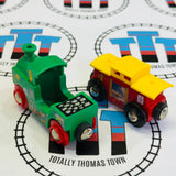 BRIO 32515 Busytown Train & Caboose No Figure Richard Scarry Wooden - Used