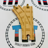 6.5" Male/Male Switch Track with Rivets MISSING RIVET Thomas Brand - Used