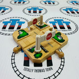 Rail Crossing with Stop Signs with Knobs (Marked/Stained) Used - Thomas