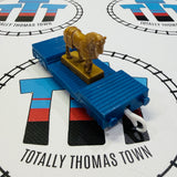Flatbed Car with Armoured Horse (2009) Used - Trackmaster