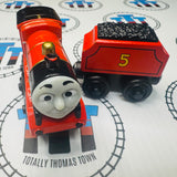 Battery James & Tender (Mattel) Wooden - Used