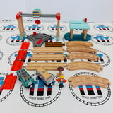 Lift and Load Cargo Set #2 Painted Bases, Different Cargo Piece (Thomas Wood Mattel) Edition - Used