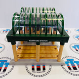 Knapford Station with Talking Sir Topham Hatt Small Marks on Track #1 Rare Wooden - Used
