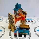 Misty Island Crane with Cargo Car #2 Wooden - Used