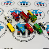 Vehicle Pack 9 Pieces BIGJIGS Rail Wooden - New in Opened Box