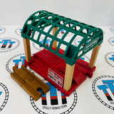 Knapford Station with Adapters (Thomas Wood Mattel) Newer Track Wooden - Used