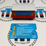 Movie Car Jack Jumps In (2003) Good Condition with Character Card Used - Take Along