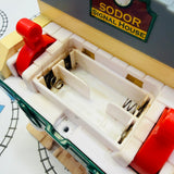 Deluxe Over the Track Signal House #6 Corroded Terminals Working Newer Style Wooden - Used
