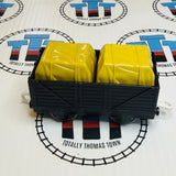 Troublesome Truck Black with Tall Hay Cargo (2002) Used - TOMY