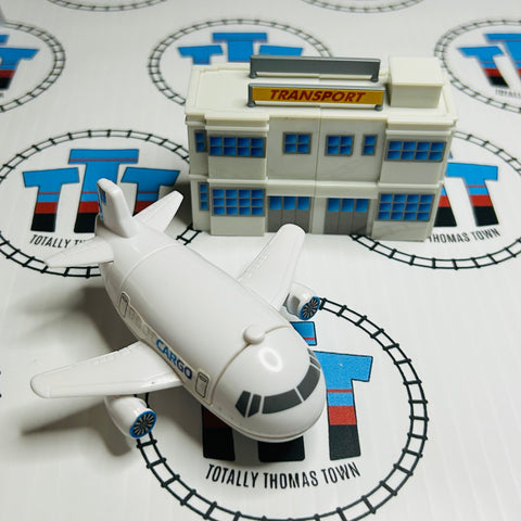 Transport Airport with Cargo Plane Capsule Plarail  - Used