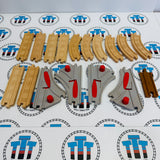 Expansion Track Pack with Adapters Missing Ramps (Thomas Wood Mattel) Used - Thomas Brand