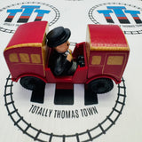 Bertie with Sir Topham Hatt (Thomas Wood 2018 Mattel Unpainted) Good Condition Wooden - Used