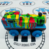 Paint Splattered Thomas (Learning Curve) Very Good Condition Wooden - Used