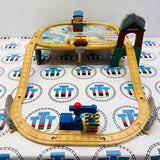 Deluxe Sodor Mountaintop Supply Run Set #1 with Different Cargo Car, Cargo, 1 Barrel (Faded/Discoloured Fair Condition) Wooden - Used