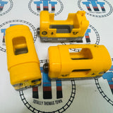 BRIO 33052 Yellow Metro Train with Working Light (1 Missing Cover) Wooden - Used
