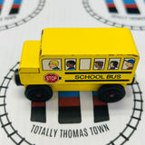 Mr. Rogers School Bus Generic Brand Train Wooden - Used