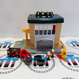 BRIO 33833 Fire Station Complete Wooden - Used
