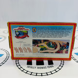 3.5" Curved Track #2 Vintage Clickity Clack 4 Pieces Wooden - Used in Box