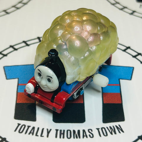 Bubble Covered Thomas Eyes Left Capsule Plarail Wind Up - Used