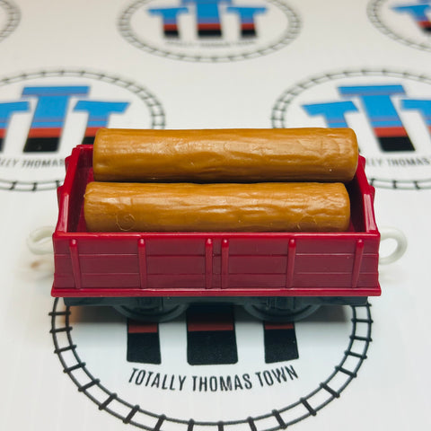 Red Log Car Used - TOMY