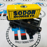 Cargo Car Black with Yellow Cargo Wooden - Used