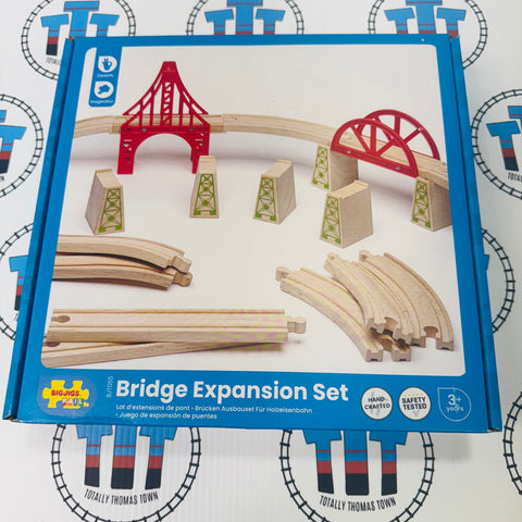Bridge Expansion Rail Set Wooden - New in Box