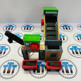 Coal Company (Sodor Mining Co.) with Conveyor, Crane, 2 Cargo Cars (2000) and 2 Cargo Pieces Good Condition #2 Wooden - Used