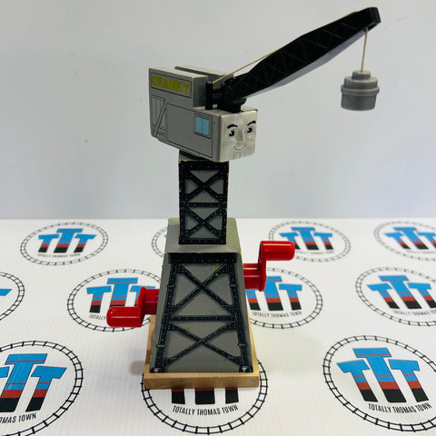 Cranky the Crane Grey Fair Condition Chipping Paint Wooden - Used