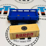 Cargo Car Blue with Tan Cargo Fair Condition Wooden - Used