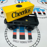 Cargo Car Black with Cheerios Cargo (Learning Curve 1999) Chipping Paint Rare Wooden - Used