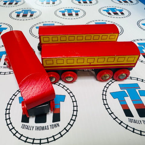 BRIO 33513 Diesel Train (2 rusted wheels) Wooden - Used