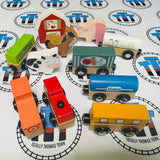 Farm Train and Accessory Pack Generic Brand Wooden - Used