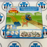 Straights & Curves Track Pack (Thomas Wood Mattel) Wooden - New in Fair Condition Box