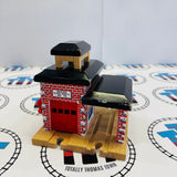 Fire Station #1 (Cracked Roof) No Ramp Fair Condition Chipping Paint Wooden - Used
