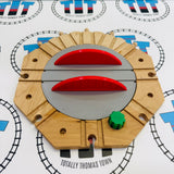 Round About Action Turntable #1 Slightly Warped/Fair Condition Clickity Clack Wooden - Thomas