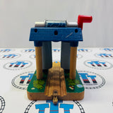 Sodor Wash Down Green #4 (One Side Not Moving) and Crank Stiff to Turn #2 Wooden - Used