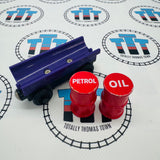 Purple Barrel Car with Red Oil and Petrol Barrels Wooden - Used