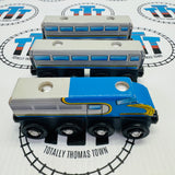 Train and Passenger Cars Melissa and Doug Brand Wooden - Used