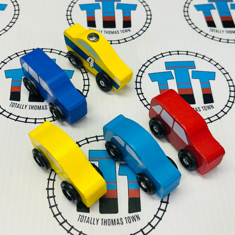 Vehicle Pack 5 Pieces Melissa and Doug Brand Wooden - Used