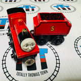 James and Tender #2 (Learning Curve 1996) Rare Chipping Paint Fair Condition Wooden - Used