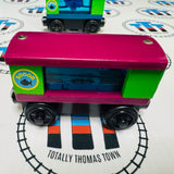 Aquarium Cars Square with Shark and Squid (Learning Curve 2002) Good Condition #2 Wooden - Used