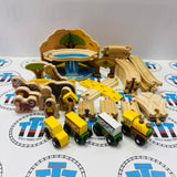 Safari Train Set BIGJIGS Rail Wooden - NEW no Box