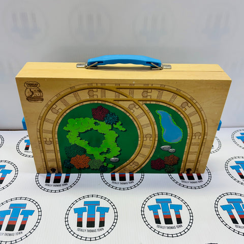 Play and Go Carrying Case #2 (Learning Curve 2006) Chipped Wooden - Used