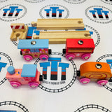 Sweetland Express with Track and Buffer BIGJIGS Rail Wooden - New no Box