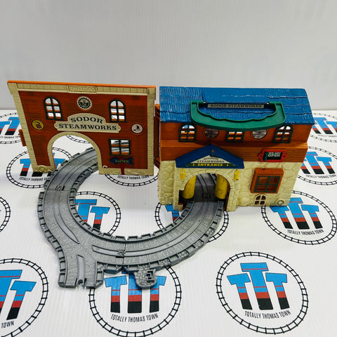 Sodor Steamworks Playset (Missing Door) Used - Take Along