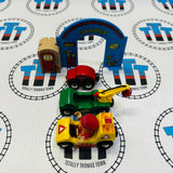 BRIO Garage Play Set with Lights & Sound 33684 Missing One Figure Wooden - Used